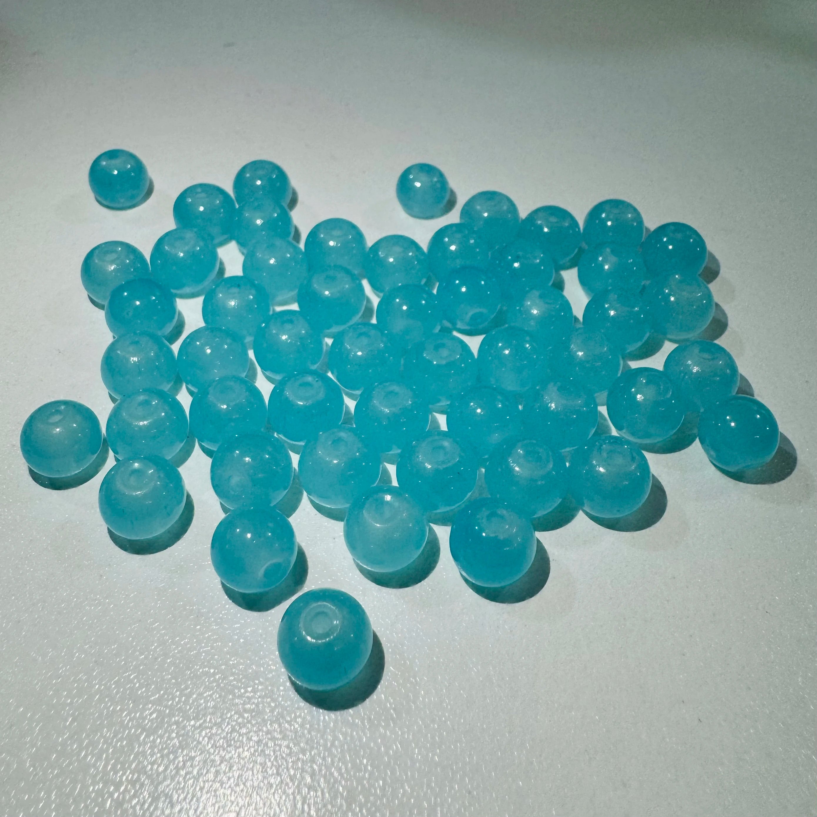 8mm Multicolor Glass Beads for Handmade Jewelry - Smarsty