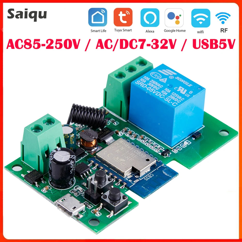 WiFi Tuya Smart Switch with APP Remote Control - Smarsty