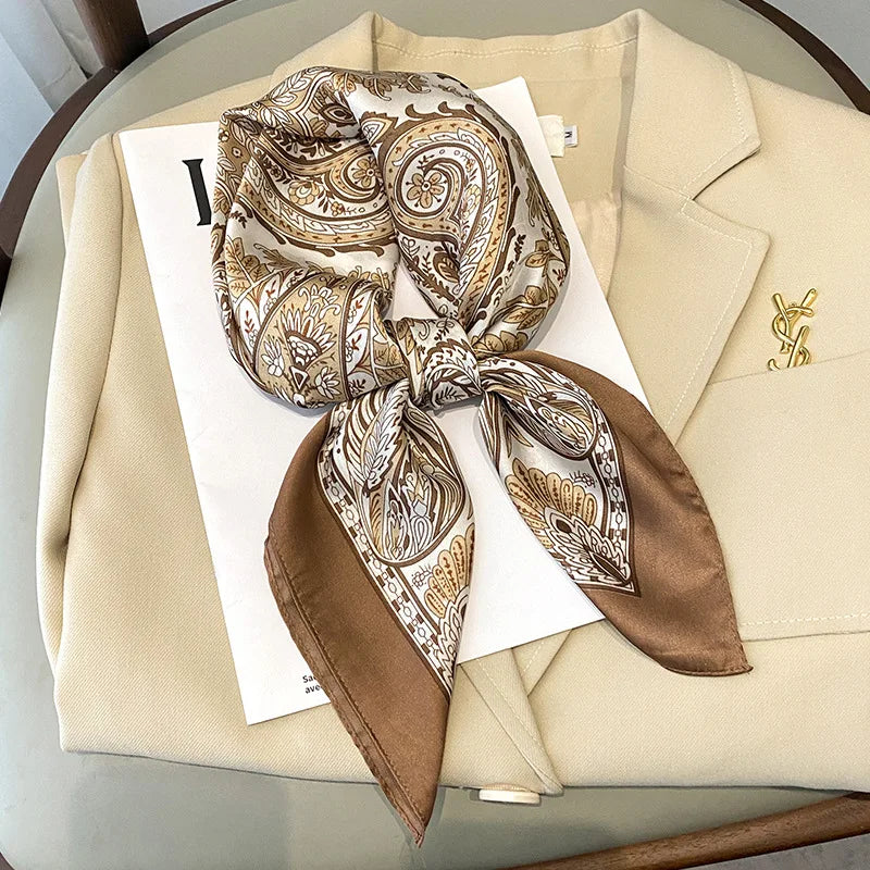 Luxury Silk Horse Print Scarf for Women - Smarsty