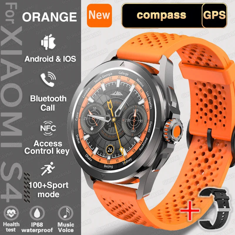 Xiaomi S4 Ultra Smart Watch with AMOLED Screen and GPS - Smarsty