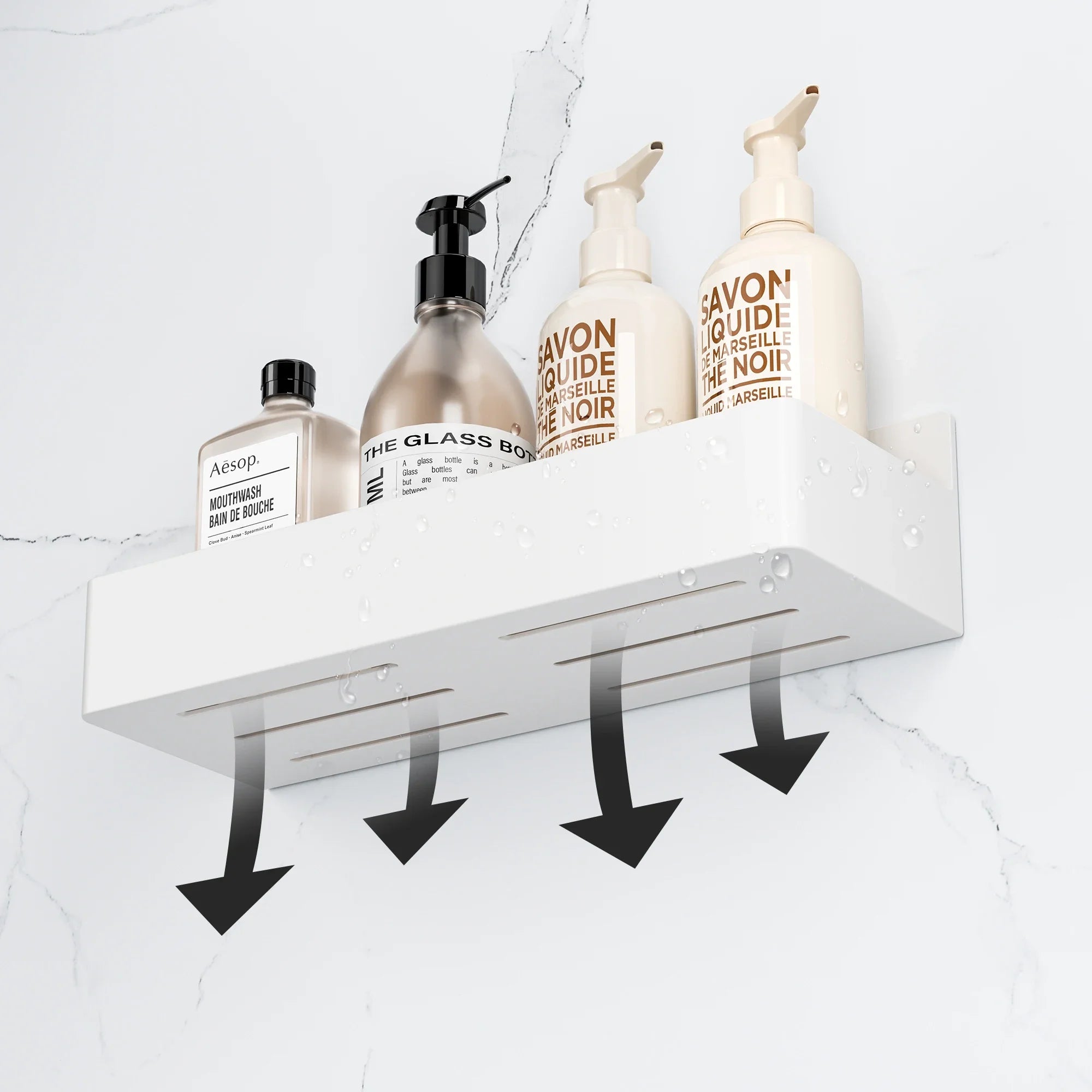 Strong Magnetic Shelves 2 Layers Black White Storage Rack Kitchen Plastic Spice Seasoning Organizer for Refrigerator Microwaves by Smarsty