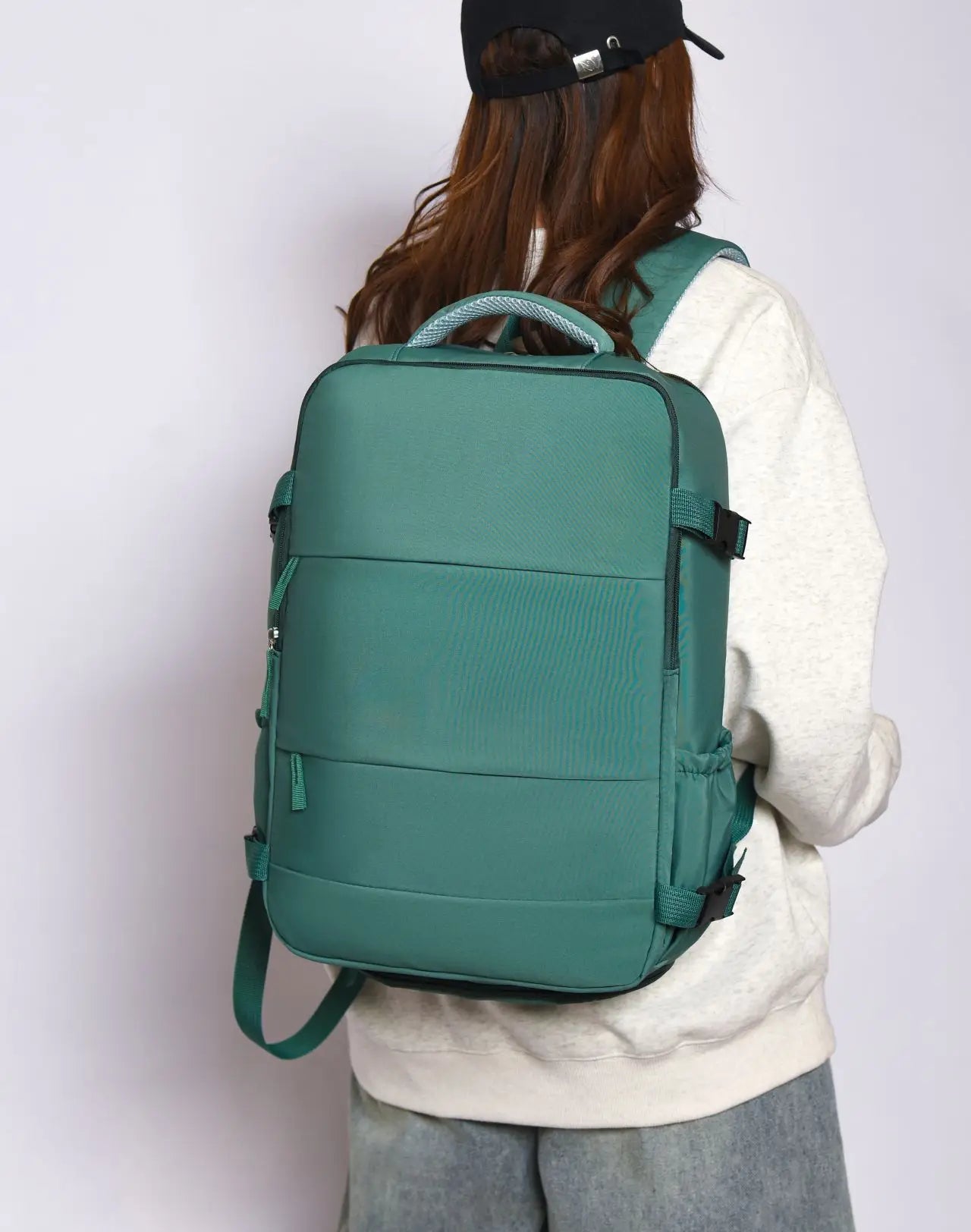 Couples Leisure Lightweight Backpack Travel Backpack Female New Backpack Student Schoolbag Large Capacity Travel Commuter Luggag - Smarsty