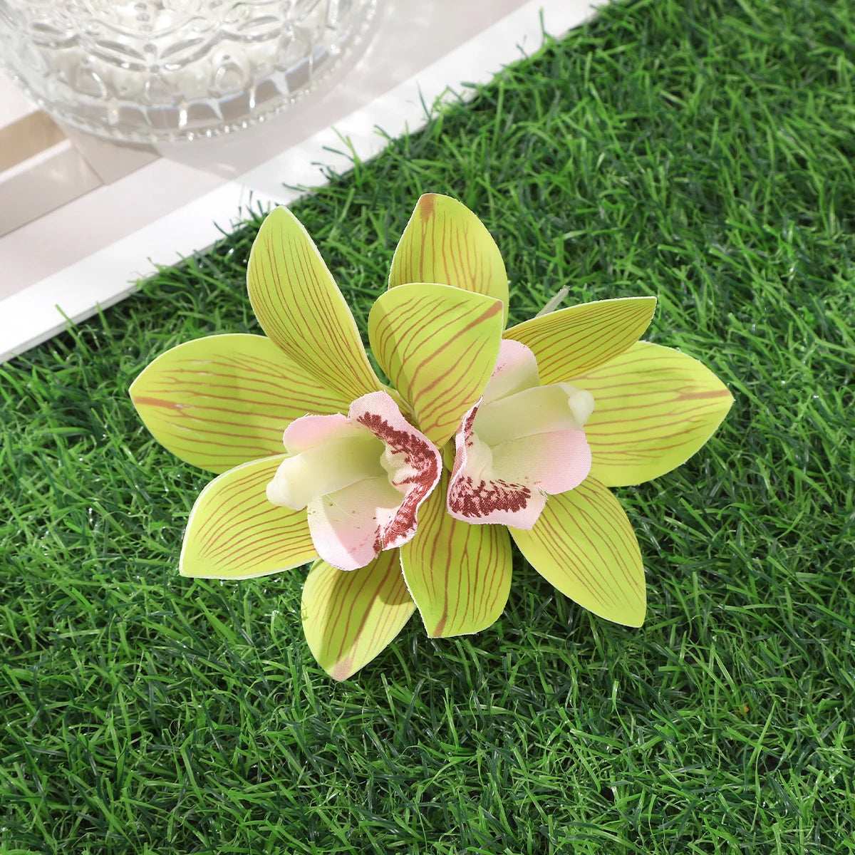 Bohemian Orchid Flower Hair Clips for Weddings - Smarsty