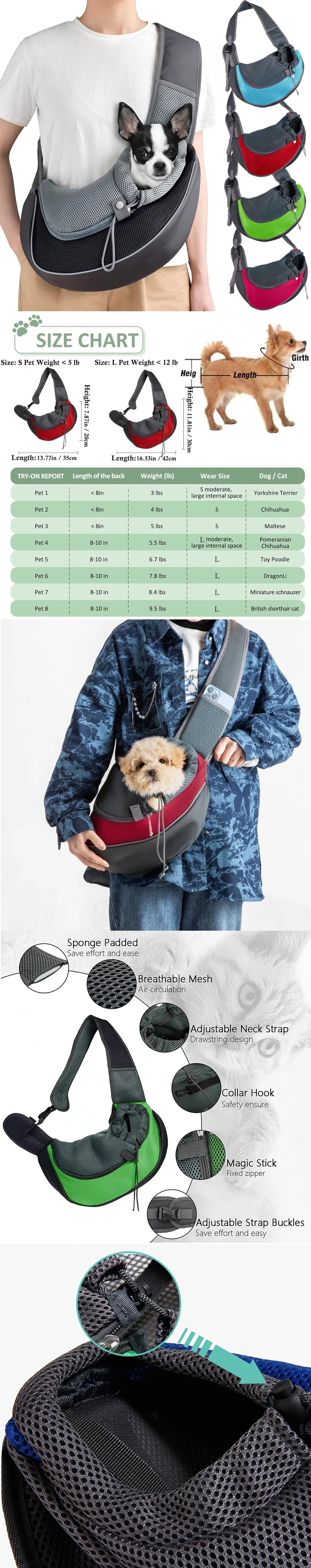 Breathable Pet Carrier Backpack for Dogs and Cats - Smarsty