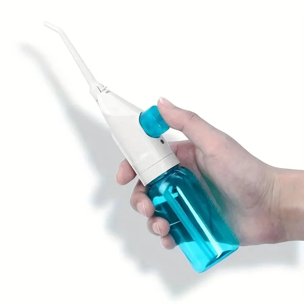 Household High Pressure Oral Irrigator Portable Teeth Clean Water Dental Floss Manual High Pressure Water Toothpick - Smarsty