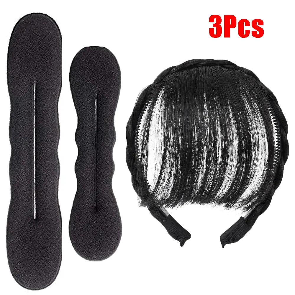 Easy Donut Bun Curler Hair Scrunchie Effortless Volume - Smarsty