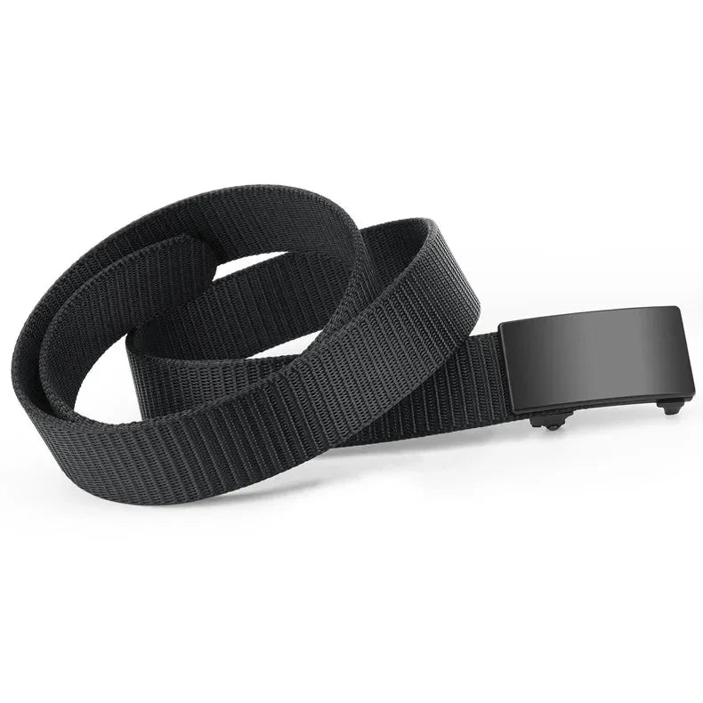 Men's Quick Release Canvas Belt Durable Outdoor Sports - Smarsty