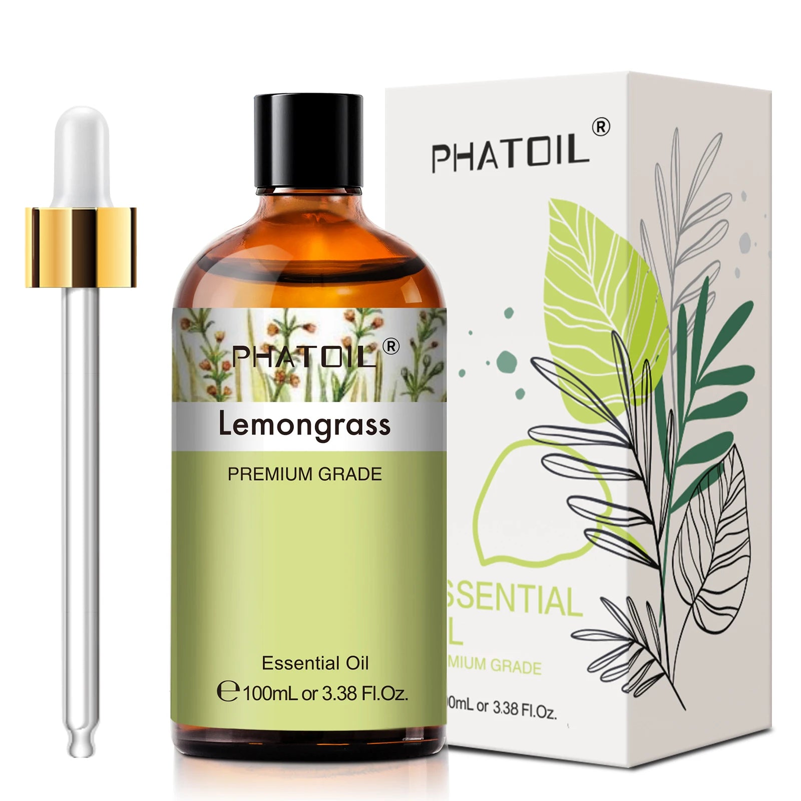 PHATOIL 100ml Essential Oil Set for Aromatherapy Diffusers - Smarsty