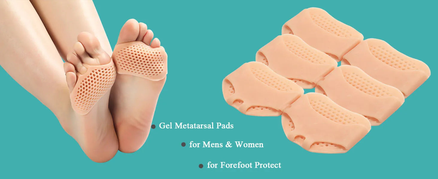 Soft Gel Metatarsal Pads for Pain Relief - Smarsty