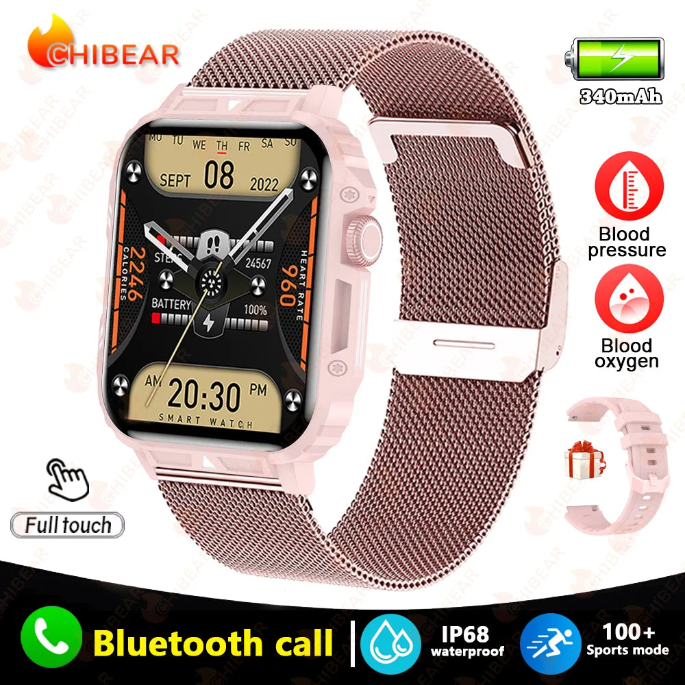 2024 Outdoor Military Smart Watch with IP68 Waterproof - Smarsty