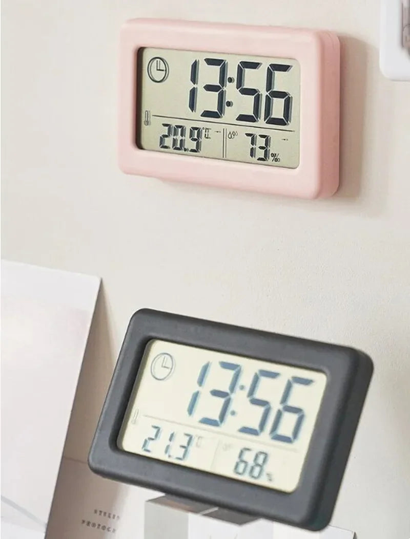 Mini Digital Clock with Temperature and Humidity Display - Smarsty