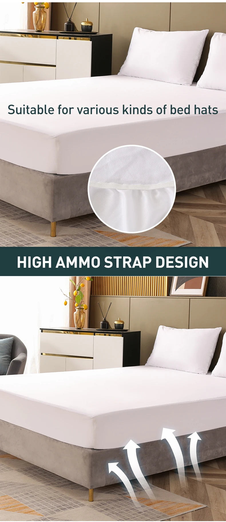 Waterproof Mattress Protector with Breathable Comfort - Smarsty