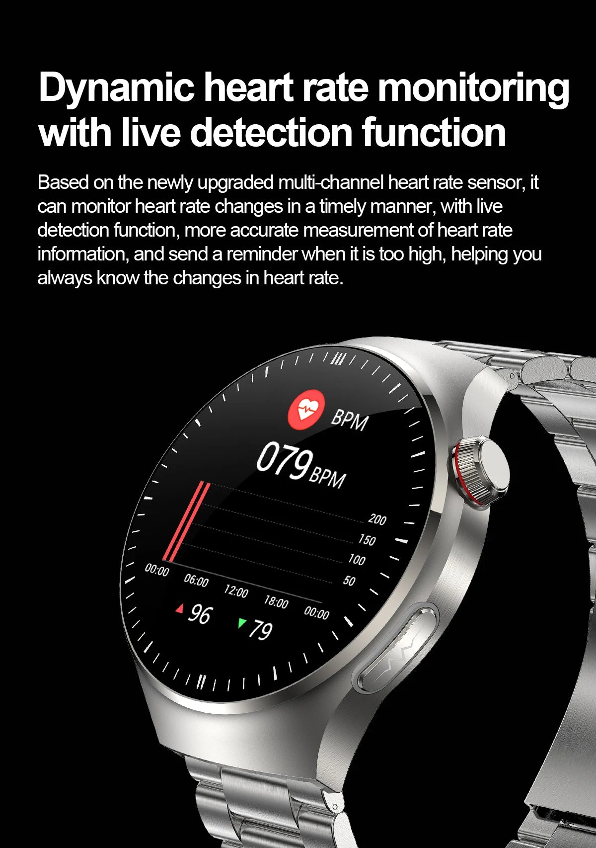 2025 Smart Health Watch with Blood Oxygen and ECG - Smarsty