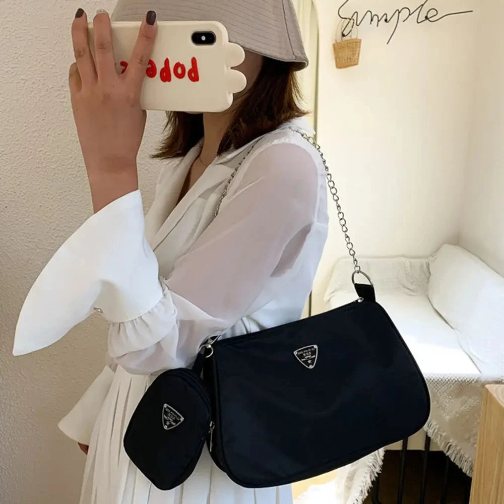 Nylon Crossbody Bag For Women Lightweight Portable Everyday - Smarsty