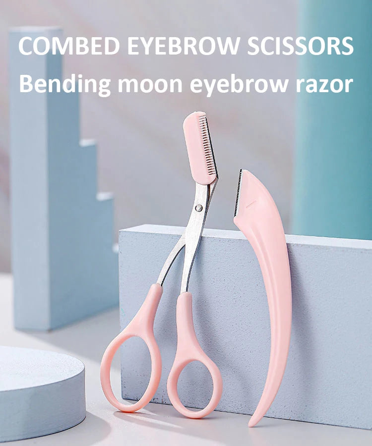Professional Eyebrow Trimming Knife with Comb - Smarsty