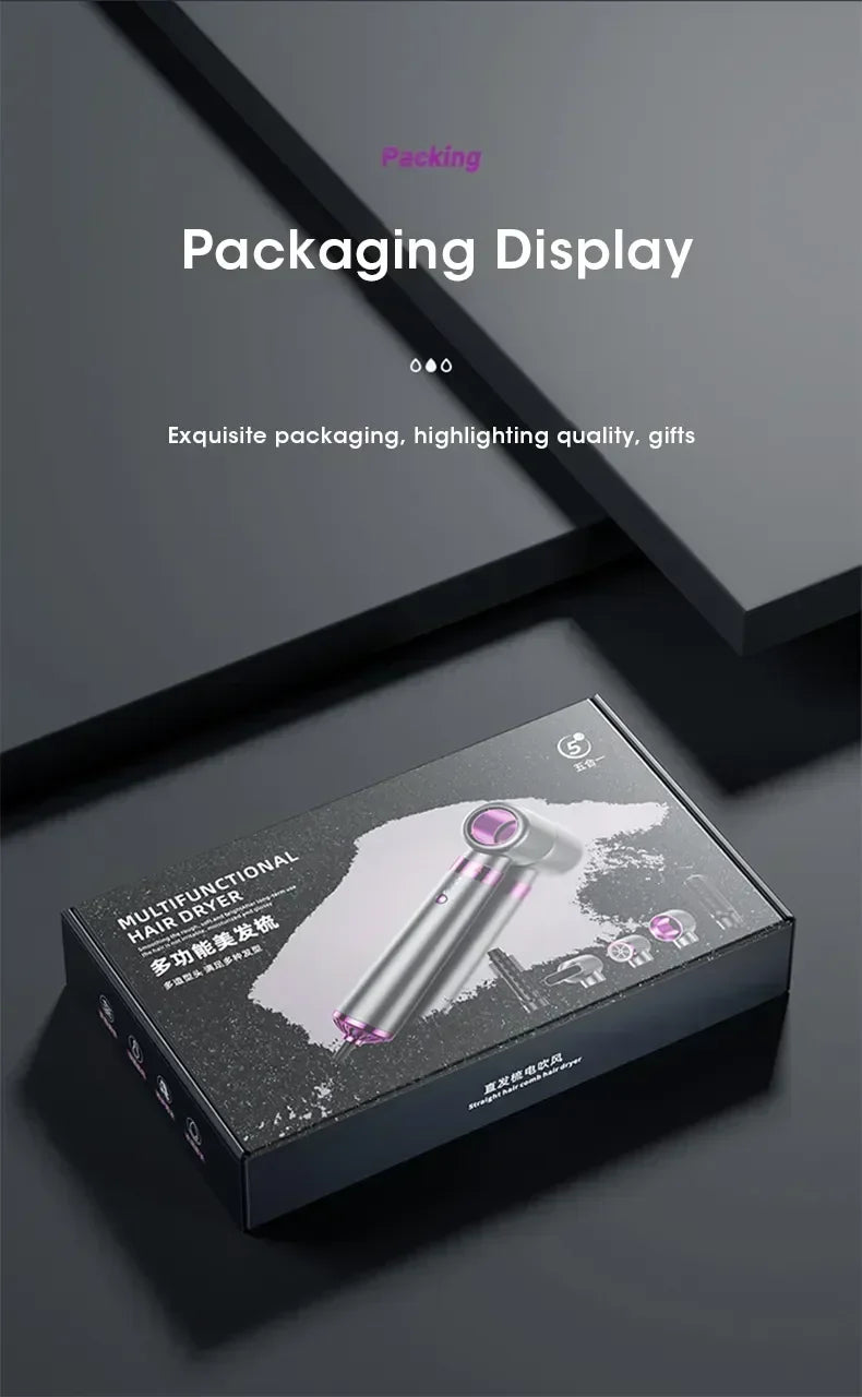 5 in 1 Electric Hair Dryer and Straightener Set - Smarsty