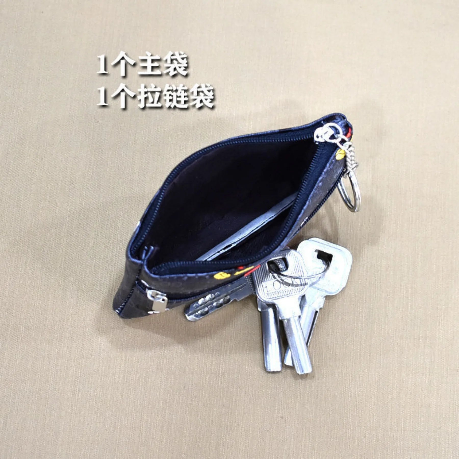 Disney Mickey Mouse Premium Genuine Leather Cartoon Phone Wallet Anime Coin Purse High-capacity Card Package Portable Wallet New