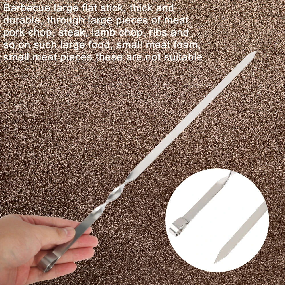 Stainless Steel Barbecue Skewers Set for Easy Cleaning - Smarsty