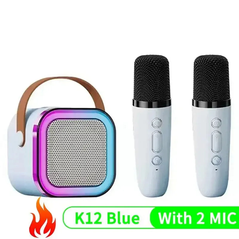 K12 Portable Karaoke Machine with Wireless Microphones - Smarsty