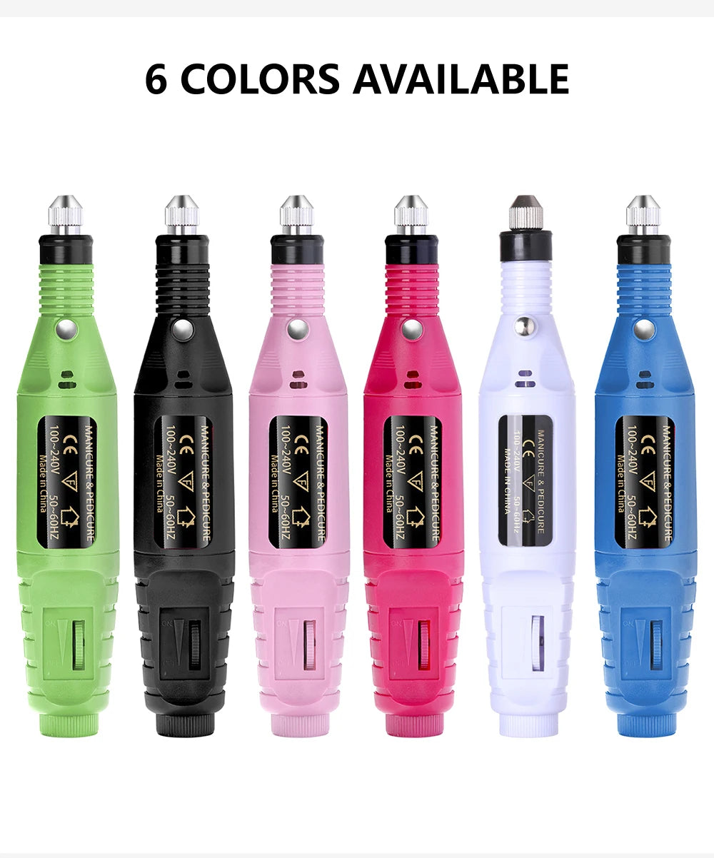 Electric Nail Drill Set for Professional Manicure and Gel Removal - Smarsty