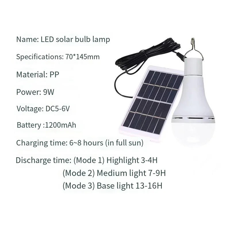 Waterproof Solar Light for Outdoor Camping Emergency Use - Smarsty