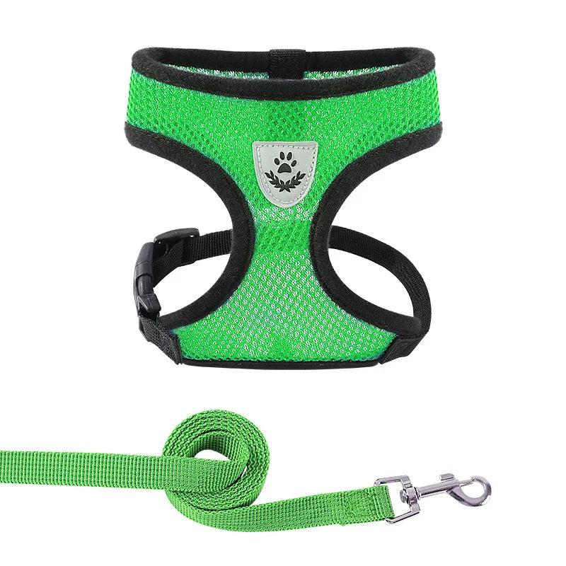 Adjustable Breathable Dog Cat Harness with Reflective Safety - Smarsty