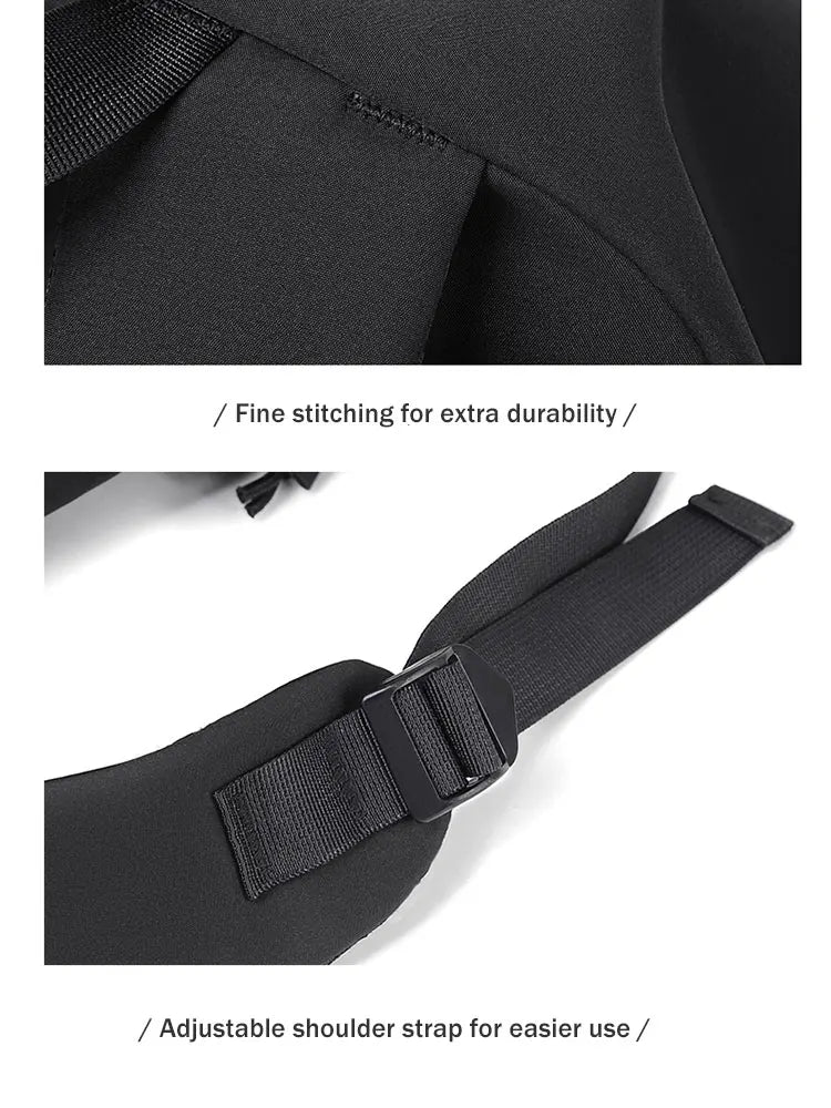 One 15 Inch Polyester Waterproof Solid Color Simple Men's Backpack Fashion Couple Student Computer Backpack