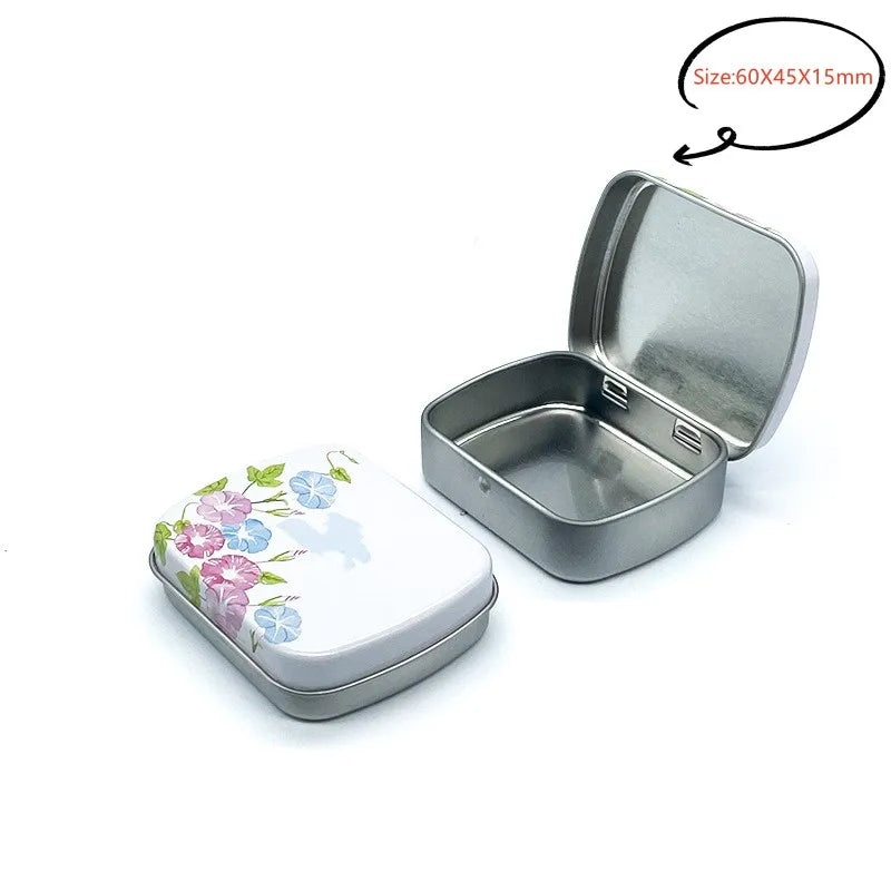 Small Metal Storage Box for Jewelry and Coins - Smarsty
