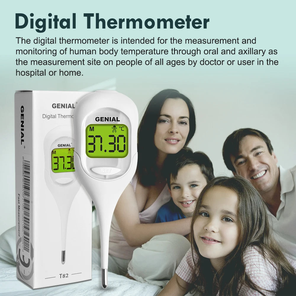 8 Second Fast Reading Digital Thermometer for All Ages - Smarsty