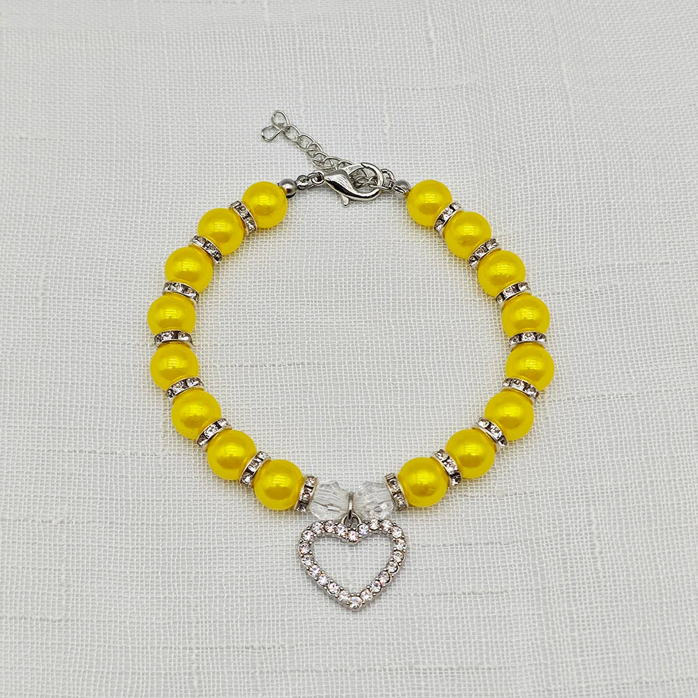 Cute Adjustable Pet Necklace with Heart Pendant - Smarsty