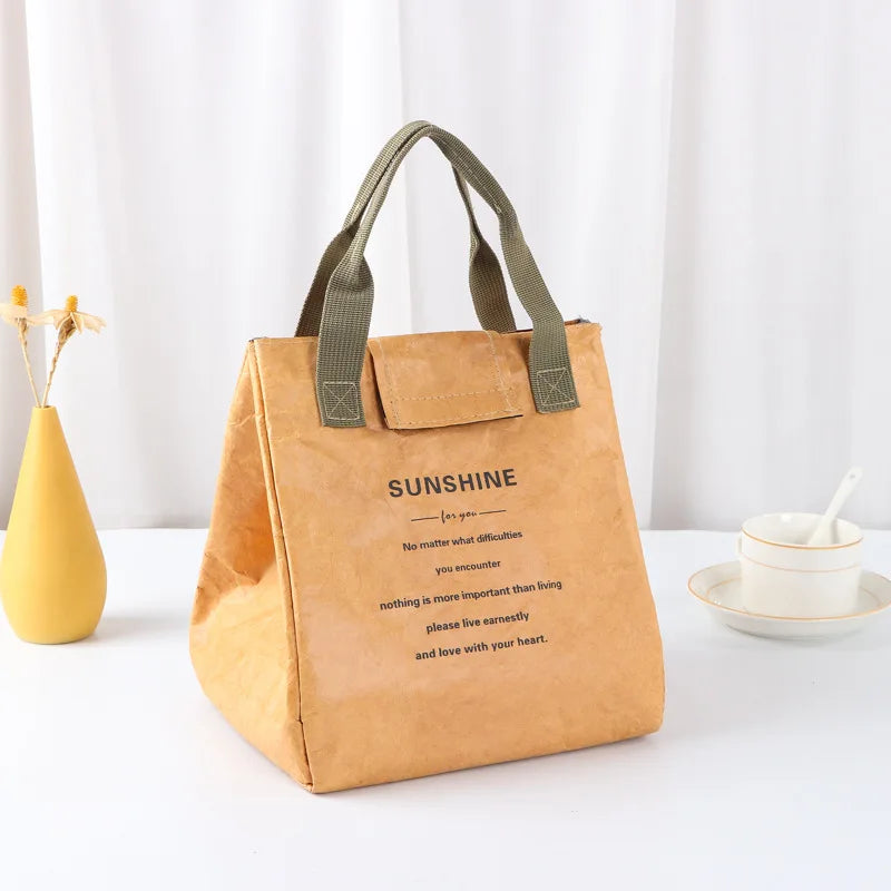Waterproof Insulated Lunch Bag With Thick Aluminum Foil - Smarsty