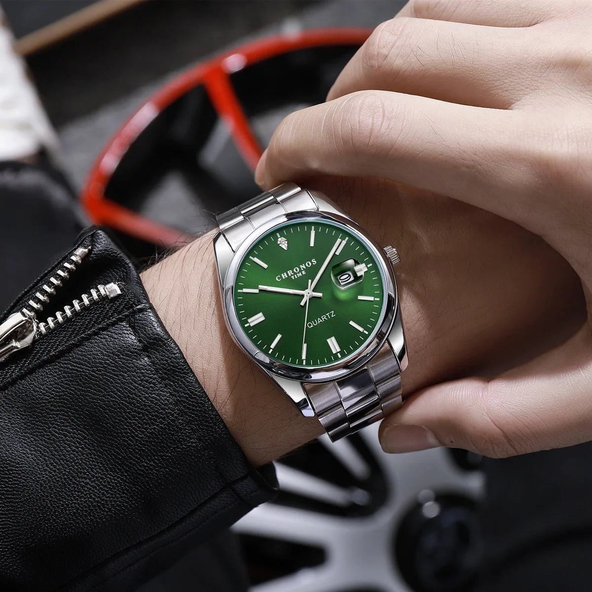 Chronos Luxury Waterproof Men's Wristwatch with Luminous Dial - Smarsty