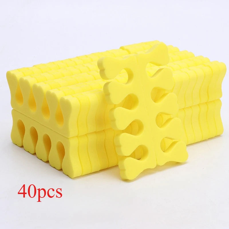 Soft Sponge Nail Art Toe Separators for Perfect Pedicures - Smarsty