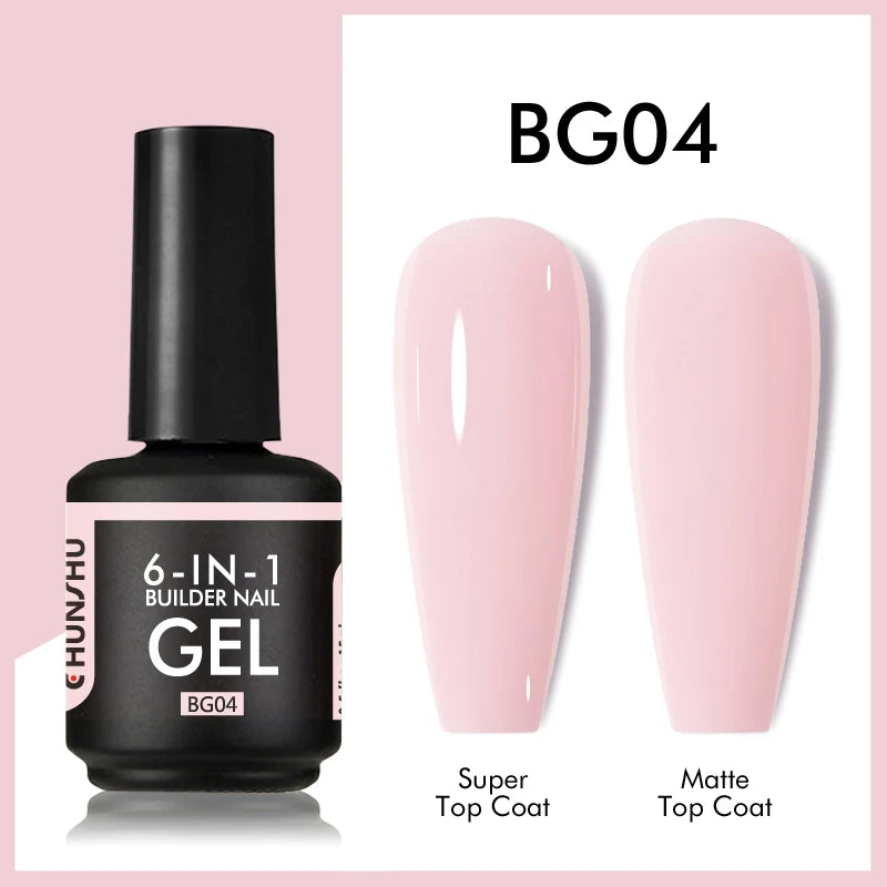 Chunshu 6 In 1 Builder UV Gel Polish 15ML - Smarsty