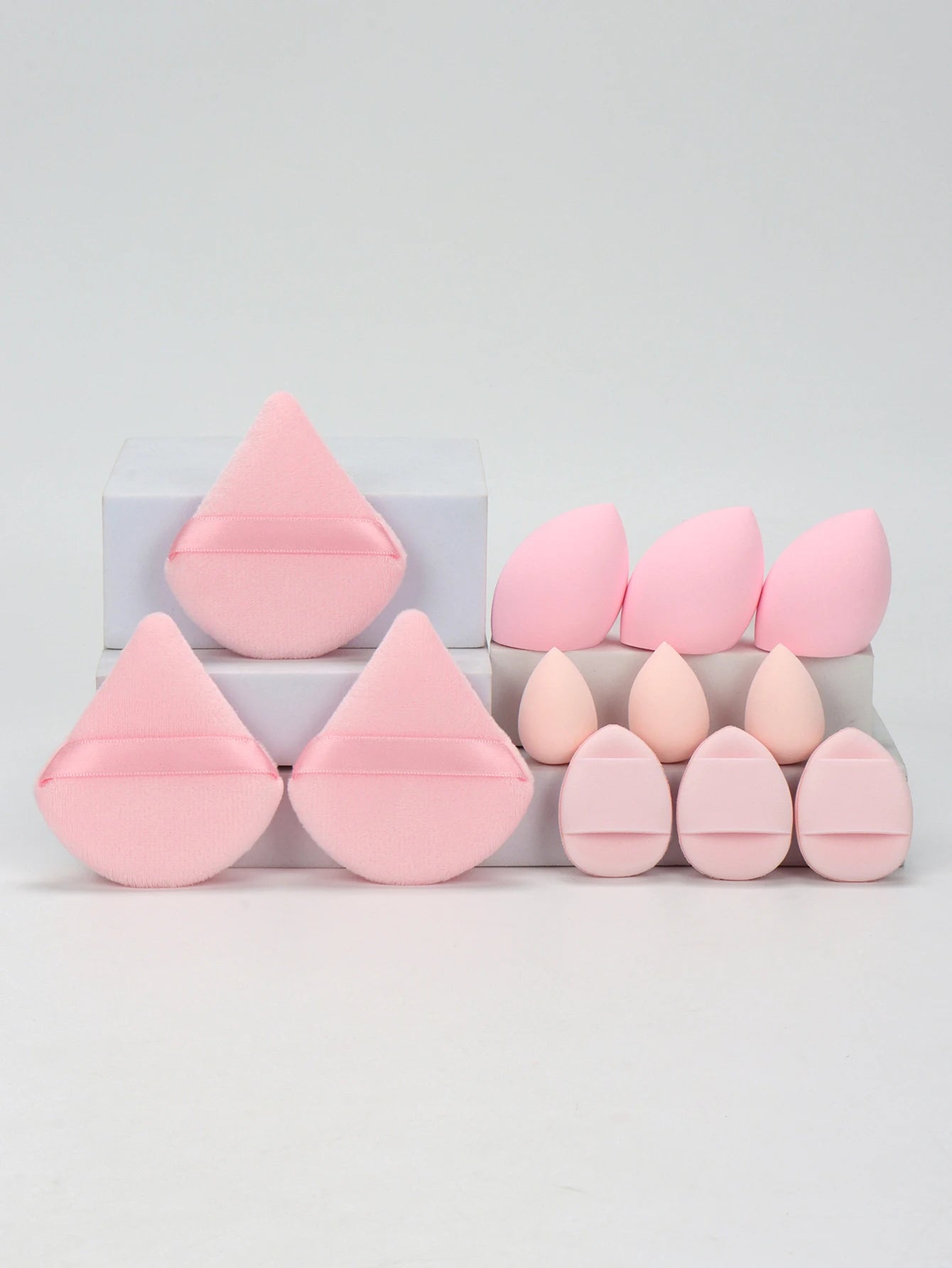 12-Piece All-Purpose Makeup Sponge Set for Flawless Application - Smarsty
