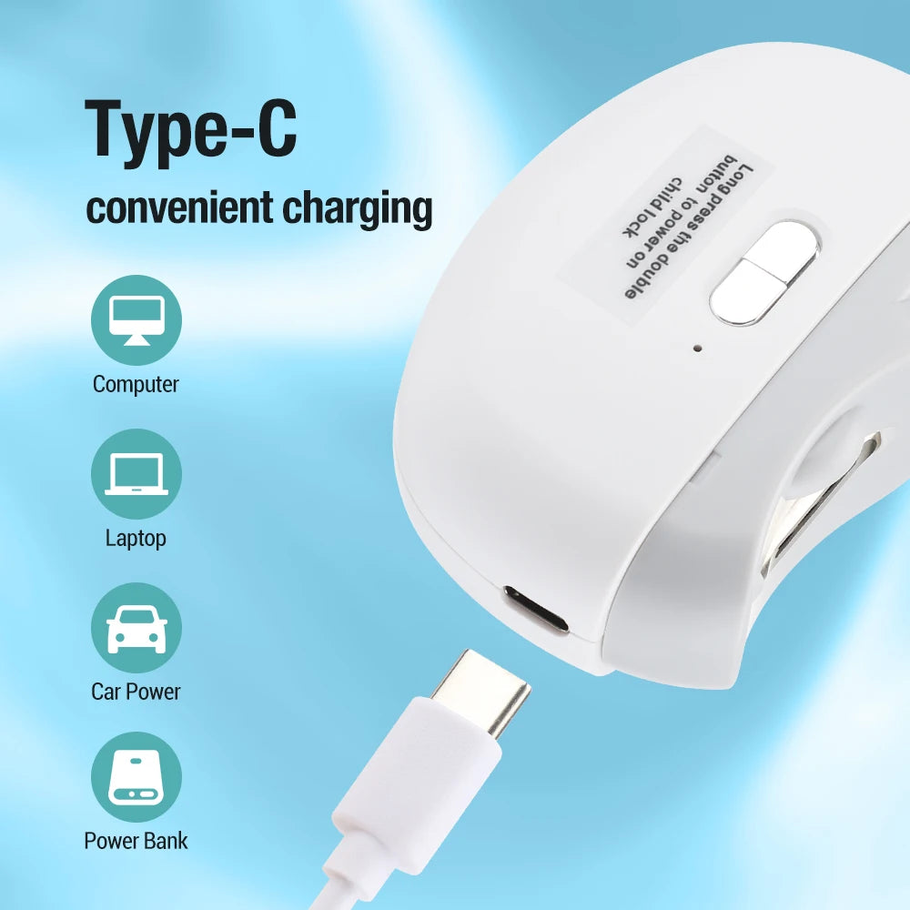 Electric Nail Clipper with Light for Easy Manicure - Smarsty