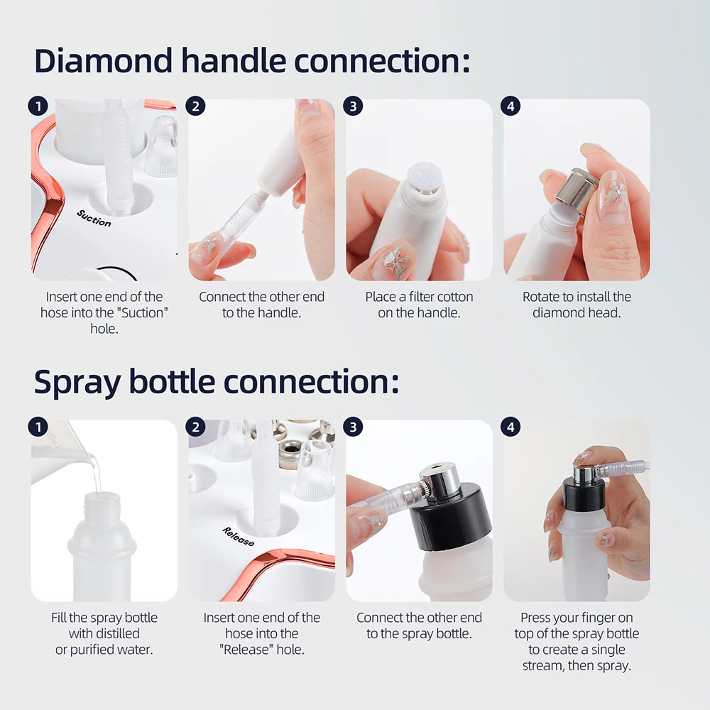 Professional Diamond Microdermabrasion Machine for Home Use - Smarsty