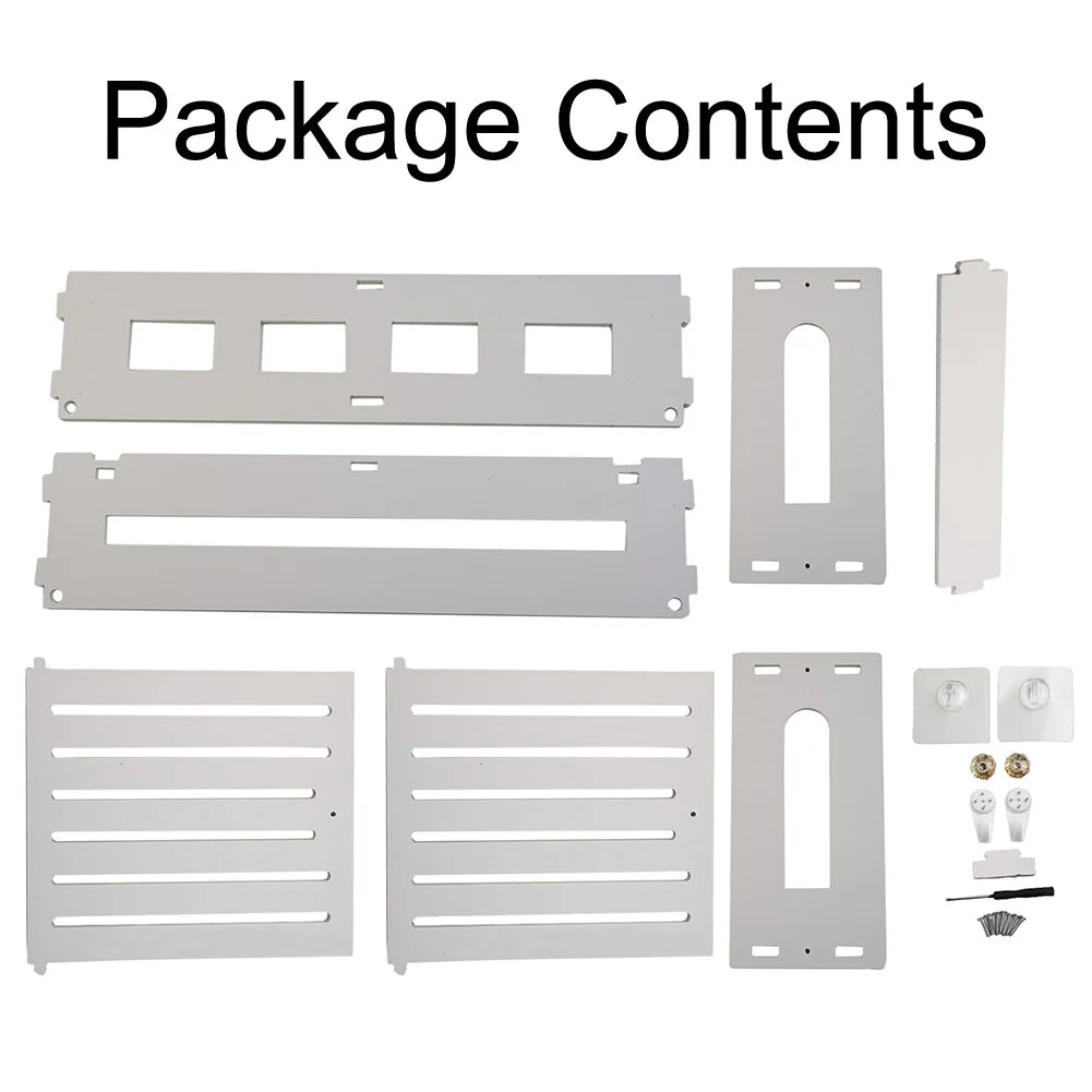 Wall Mounted Wireless Router Rack Living Room Wall-Mounted WiFi Storage Box Wall Decoration Cable Power Bracket Organizer Box by Smarsty