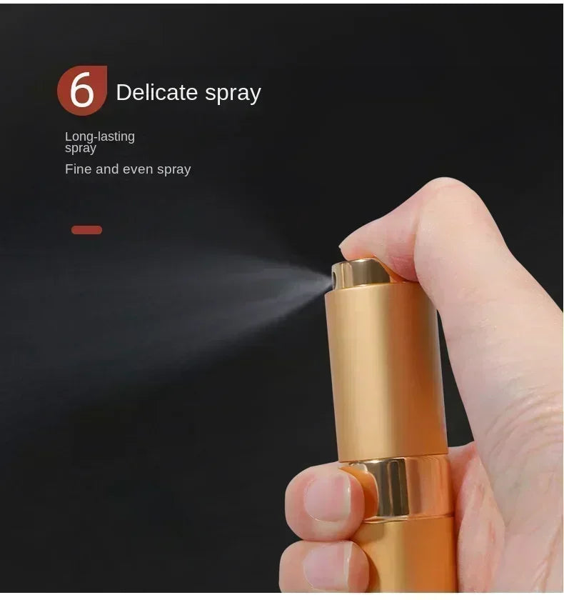 Portable Refillable Perfume Bottle 8ml Metal Atomizer - Smarsty