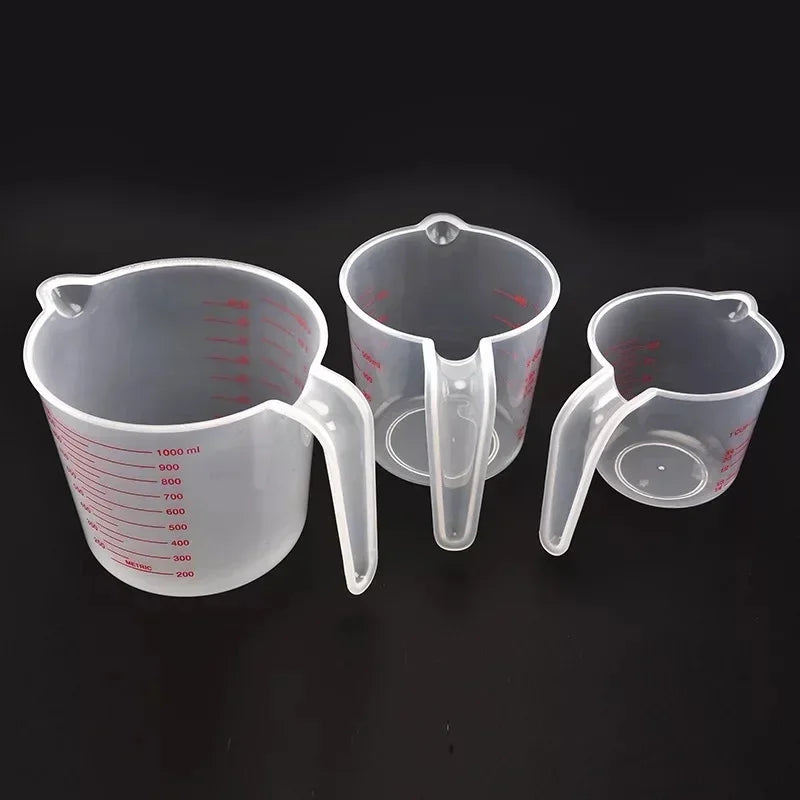 3 Piece Plastic Measuring Cups Set for Accurate Baking - Smarsty