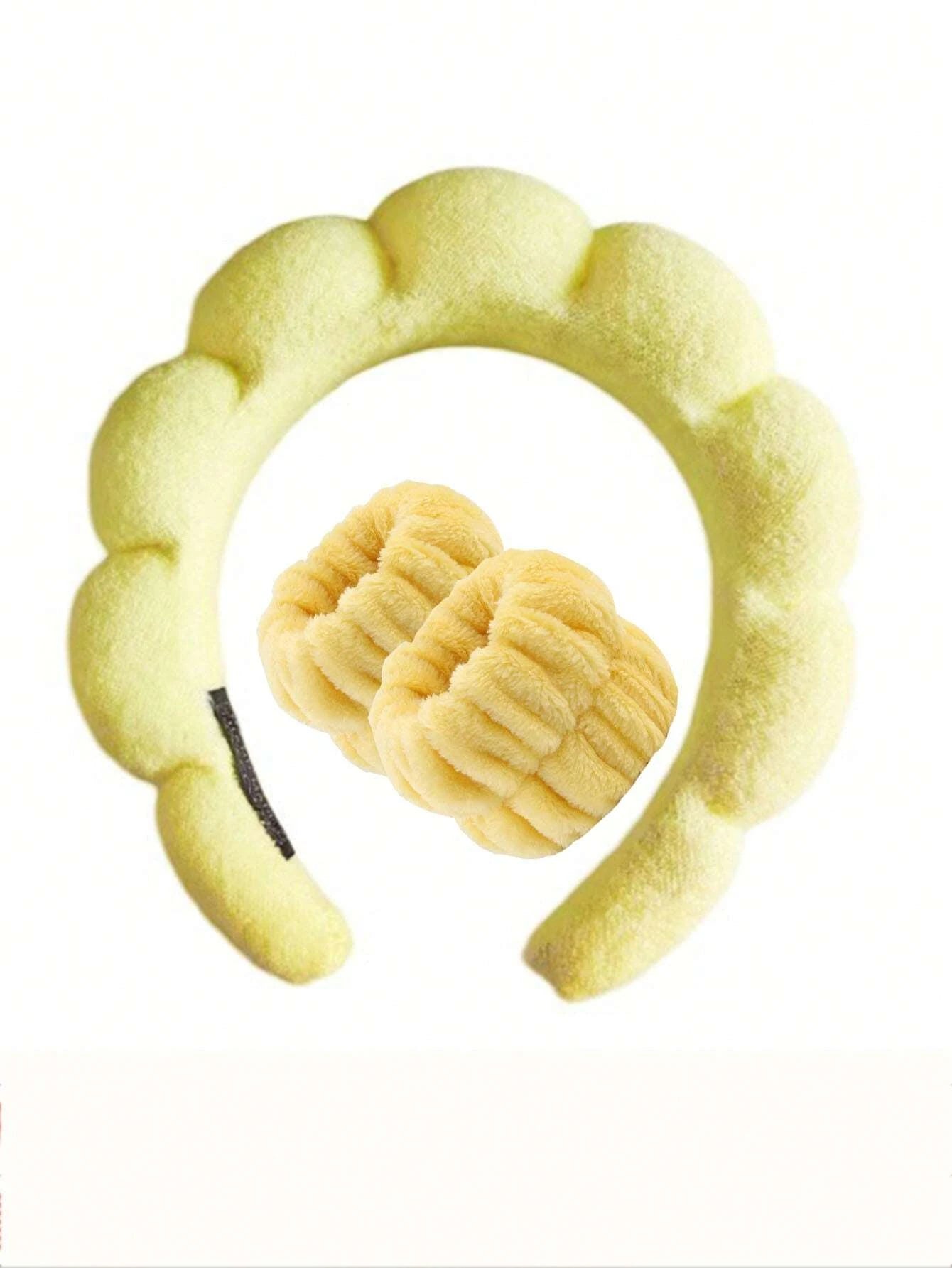 Luxury Spa Headband and Wristband Set for Comfort - Smarsty