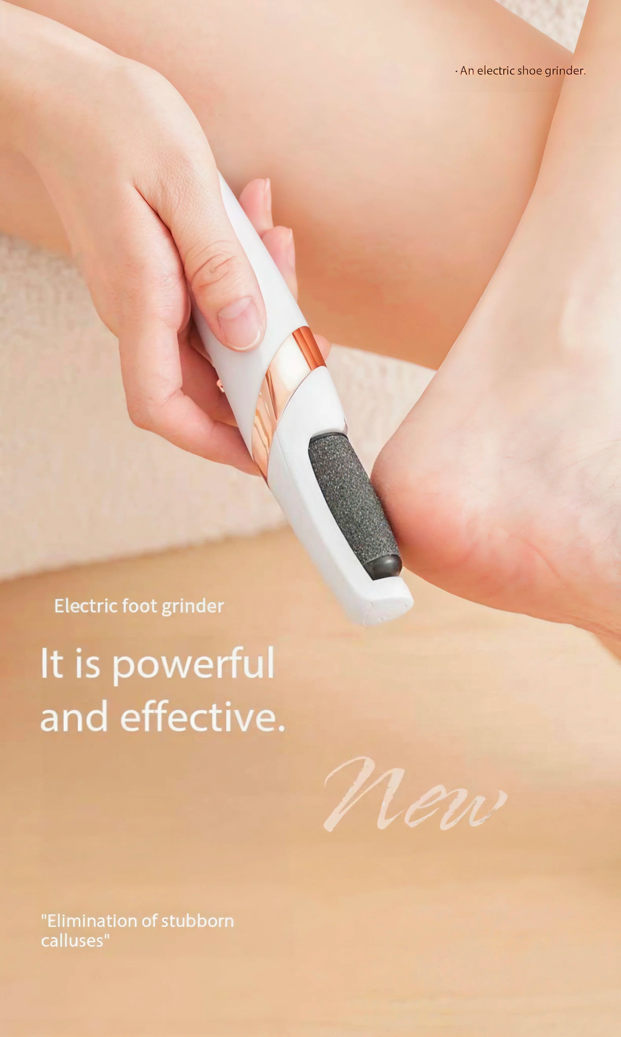 Rechargeable Electric Foot Callus Remover for Smooth Skin - Smarsty