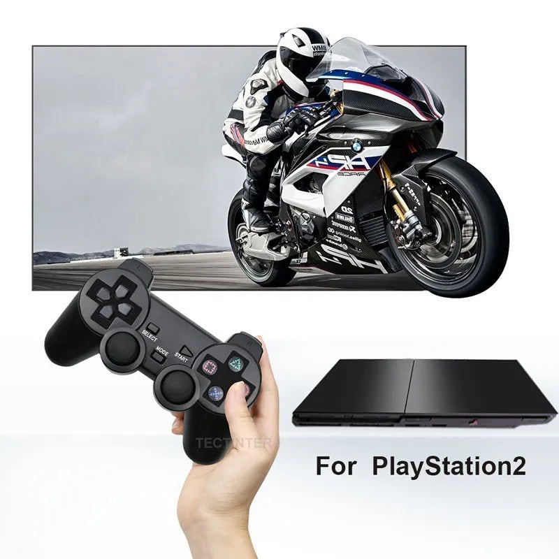 Wireless Gamepad for PlayStation 2 with Vibrating Joystick - Smarsty