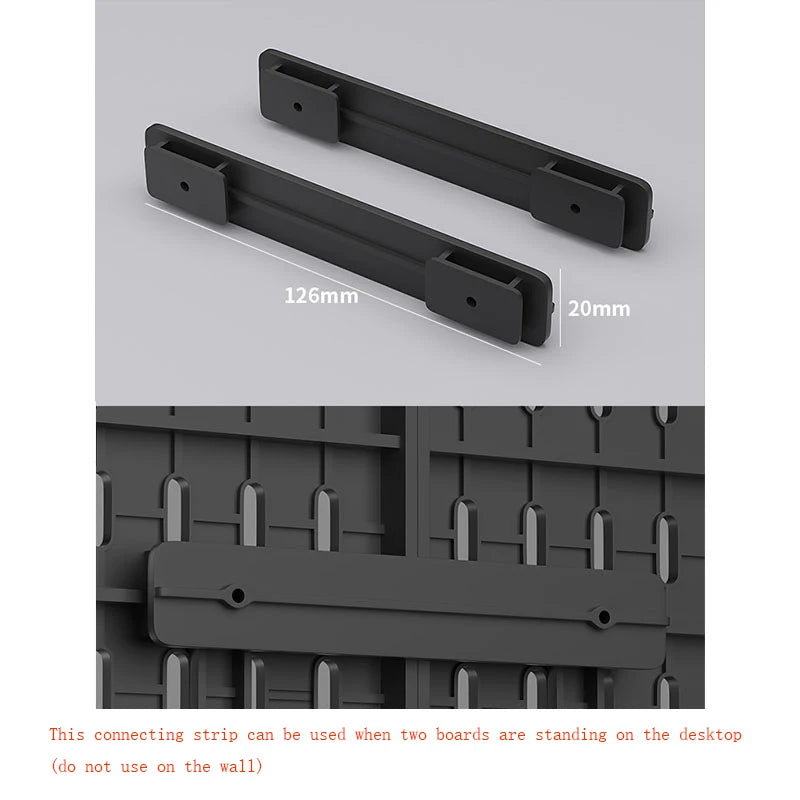 No Punching Pegboard Wall Organizer Panel Shelves For Gamer Room,bathroom,kitchen Storage Rack Organizer Pegboard Accessories