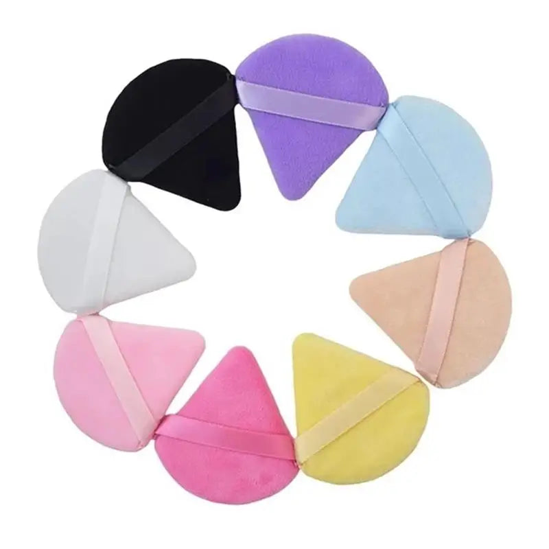 10Pcs Soft Triangle Powder Puff for Flawless Makeup - Smarsty