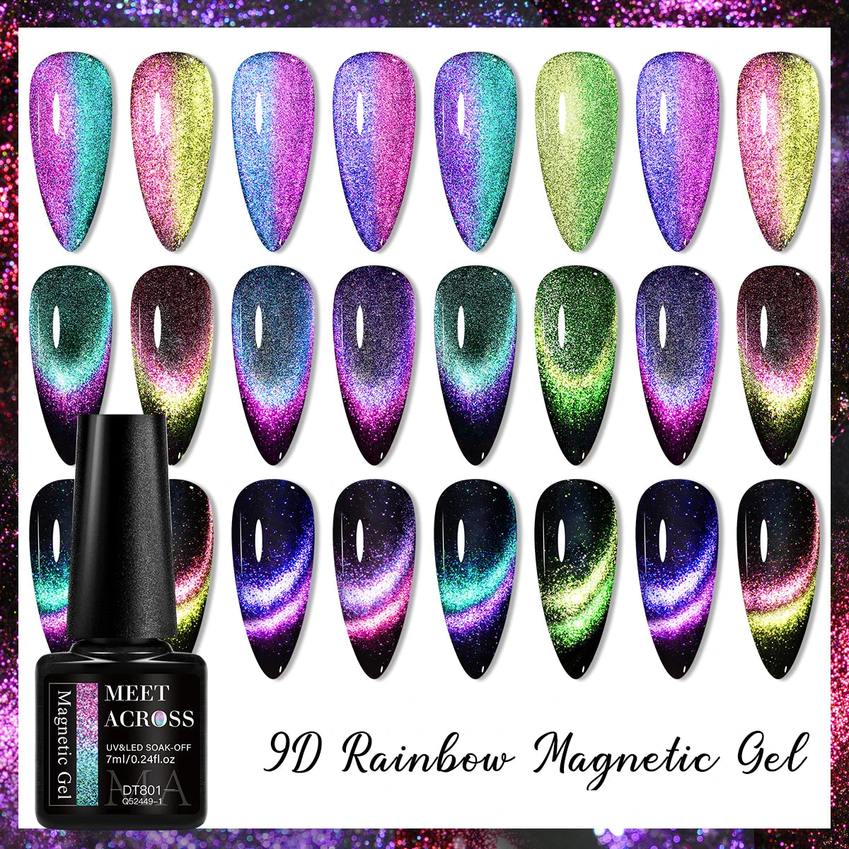 Magnetic Gel Nail Polish Kit for Stunning Nail Art - Smarsty