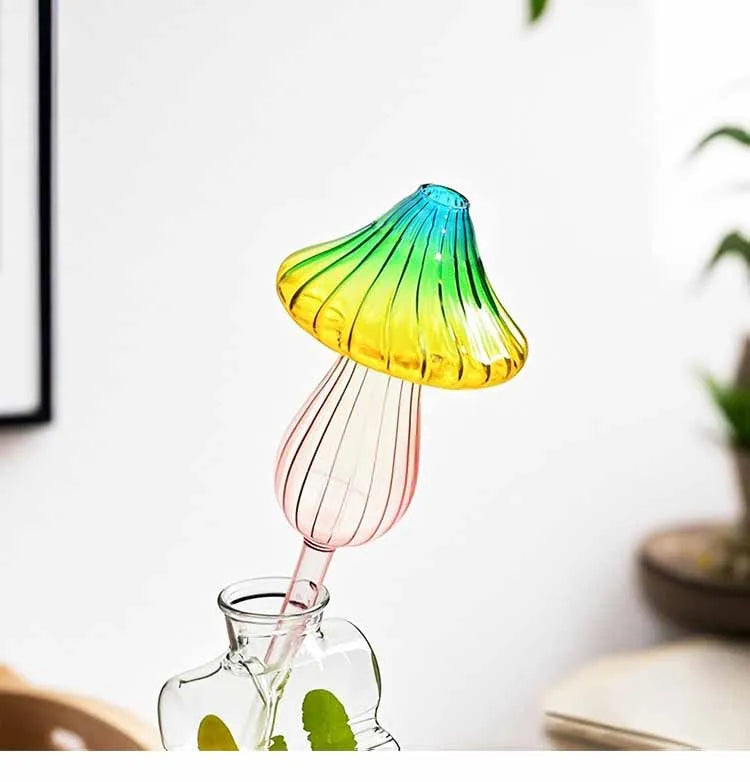 1/2 PCS Glass Automatic Watering Device Flower Plants Water Dripper Self Watering Spike Bulbs Shape Drip Irrigation System