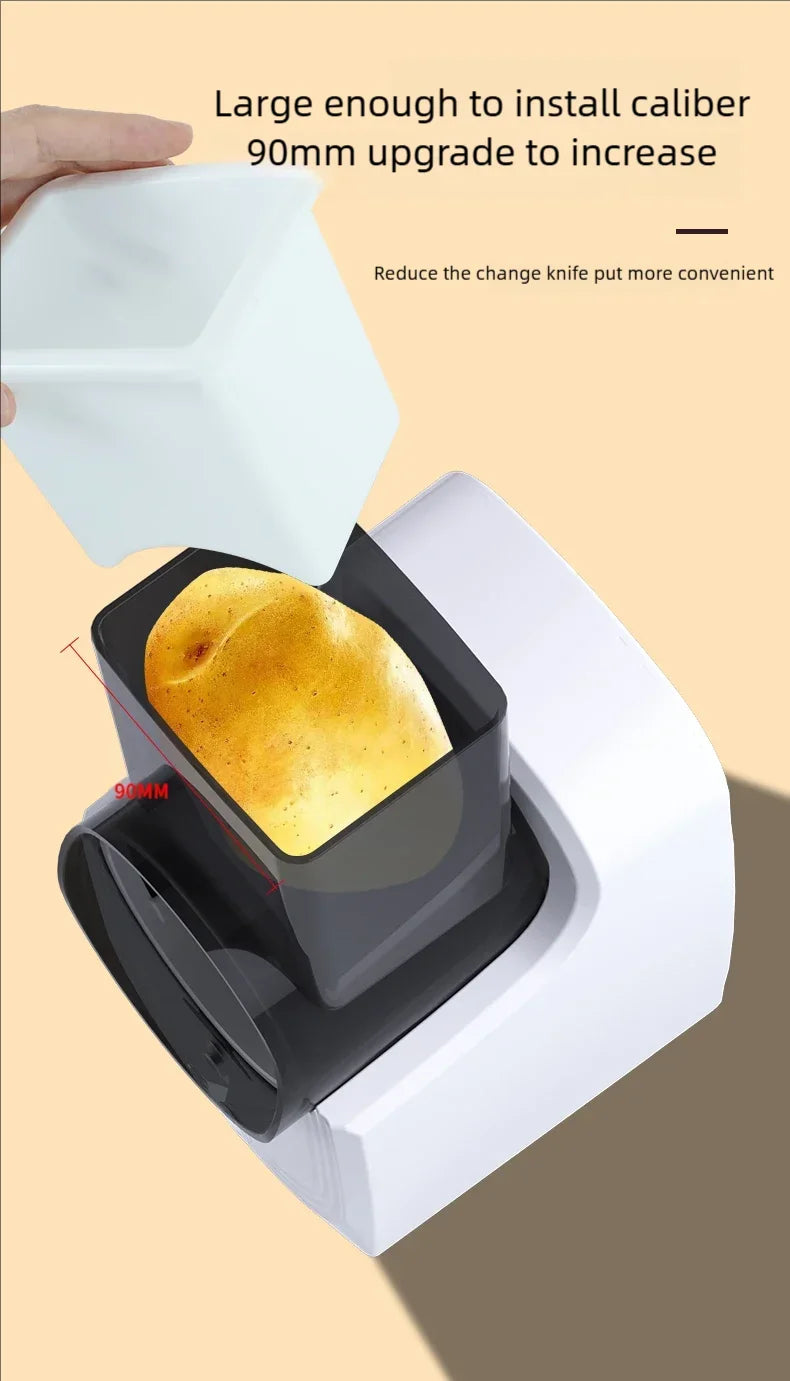 Multi-function Vegetable Cutter Household Kitchen Electric Vegetable Cutter Vegetable Slicer Shredder Automatic by Smarsty