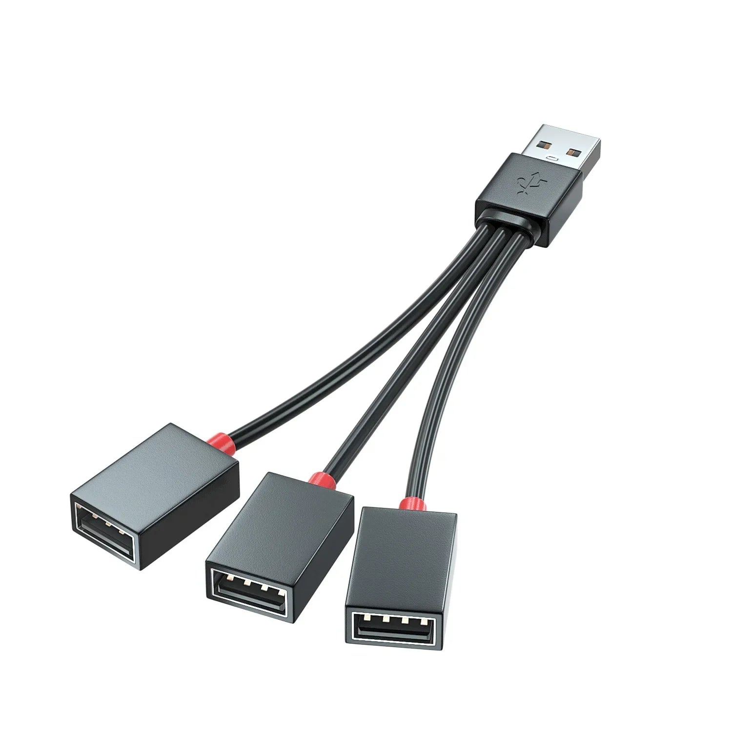 Car USB Hub 1 In 2 Out Charging Cable CompactLight