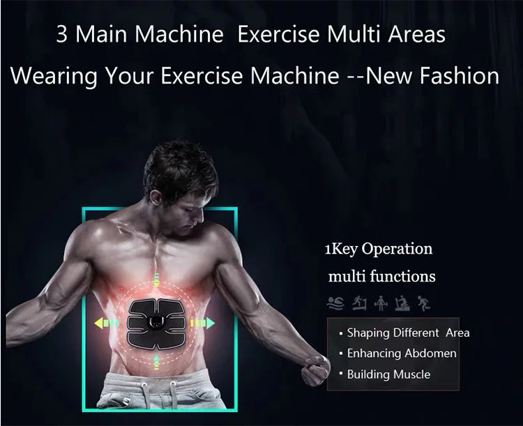 Wireless Muscle Stimulator Pads for Body Slimming - Smarsty